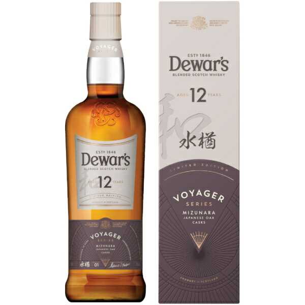 デュワーズ12年 ミズナラ（700ml・40%・日本市場限定）ボトル画像