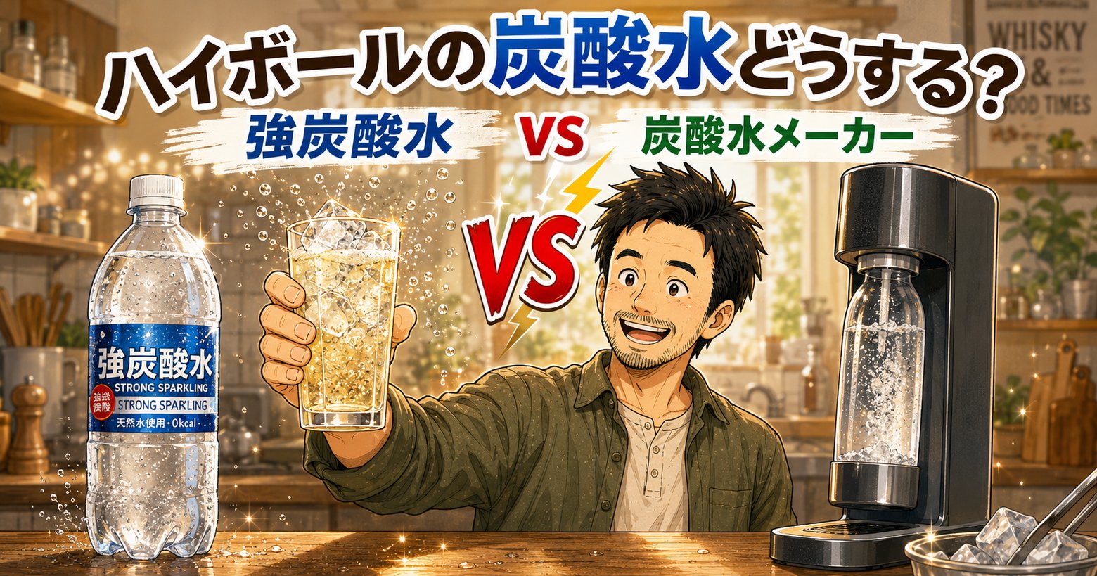 ハイボールの炭酸水 比較ガイドのアイキャッチ