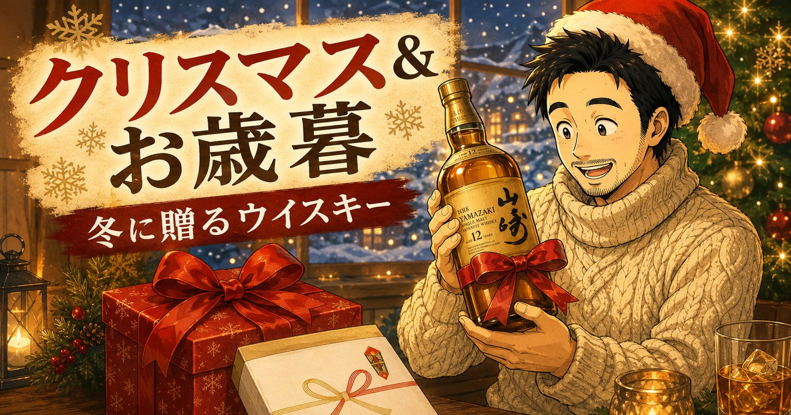 クリスマス・お歳暮に贈るウイスキーのアイキャッチ