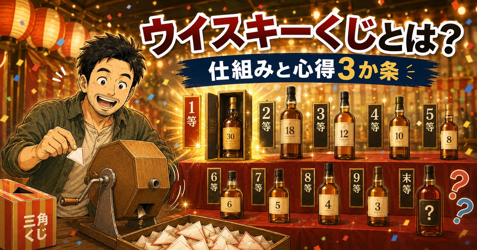 ウイスキーくじとは？のアイキャッチ