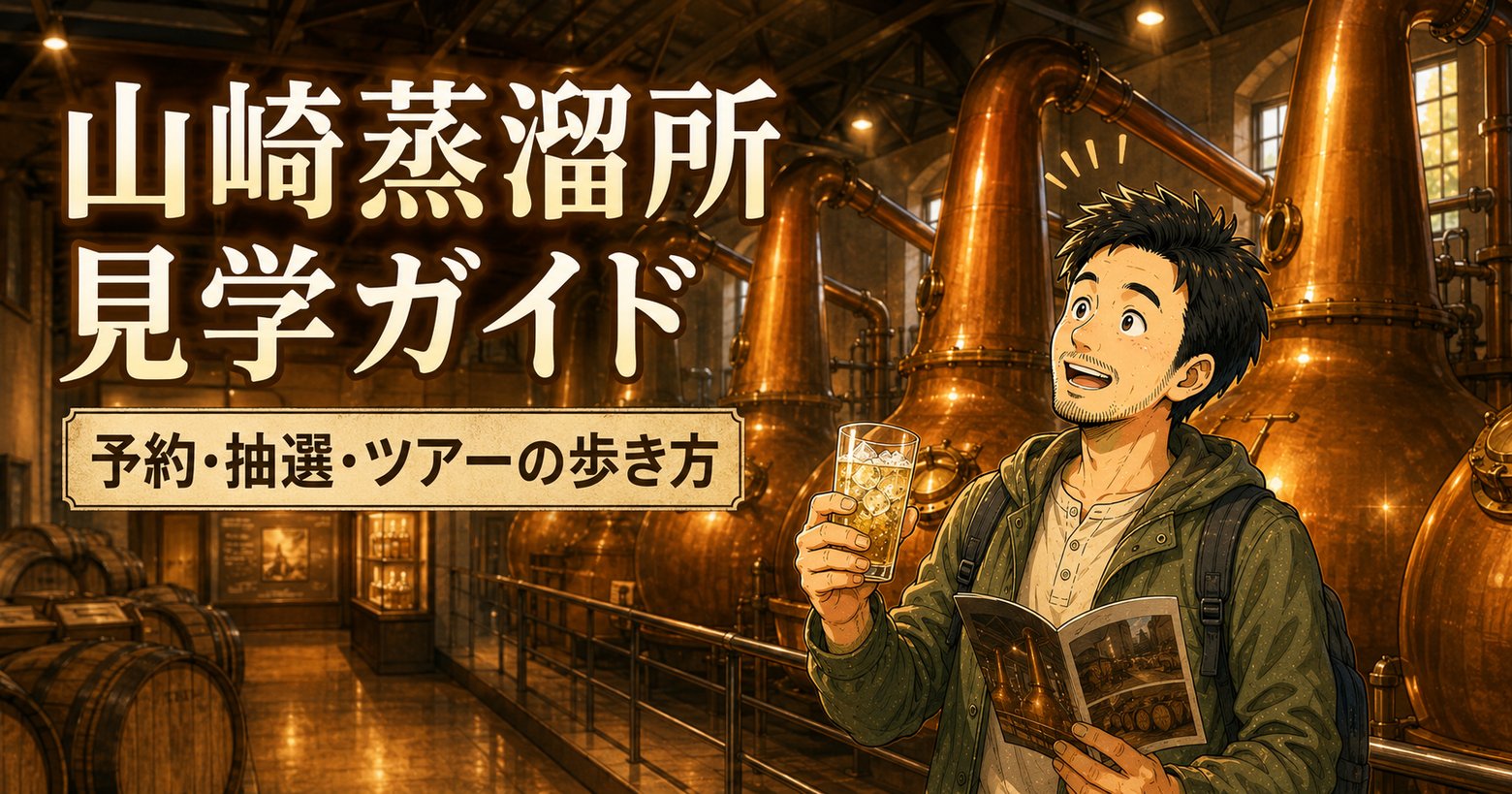 山崎蒸溜所 見学ガイドのアイキャッチ