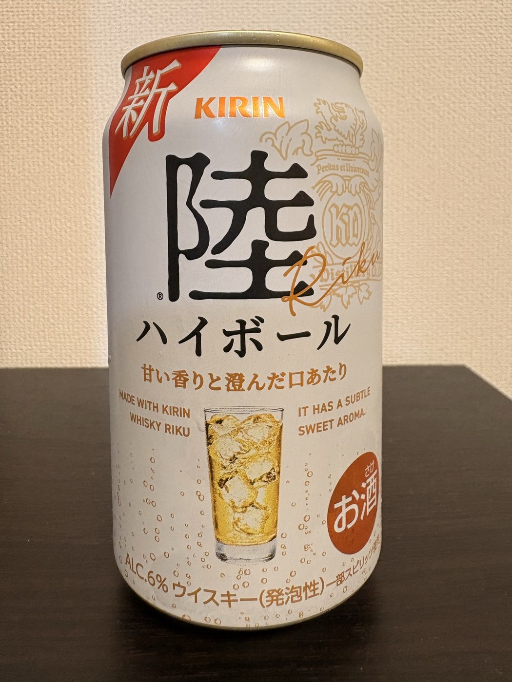 キリン 陸ハイボール 6%缶の表面