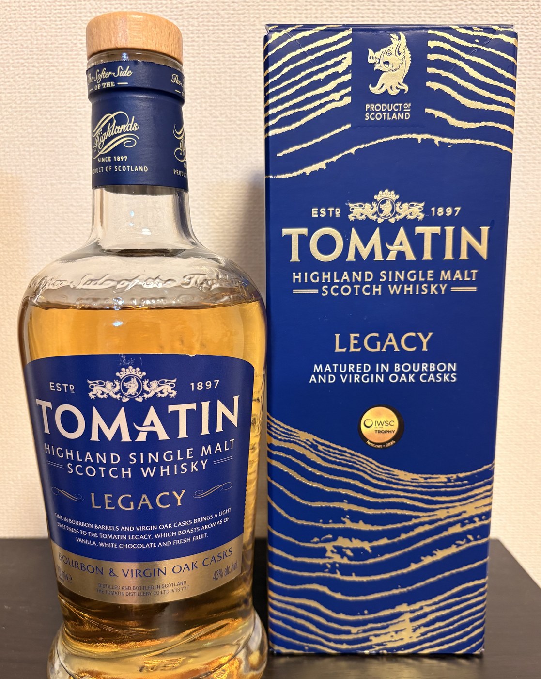 トマーティン レガシー ボトルと化粧箱