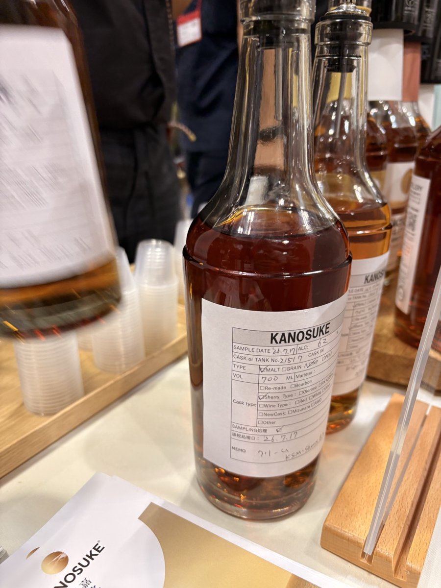 こっちは CASK No.21517／ALC 62%。同じシェリー樽でも中身がちゃう