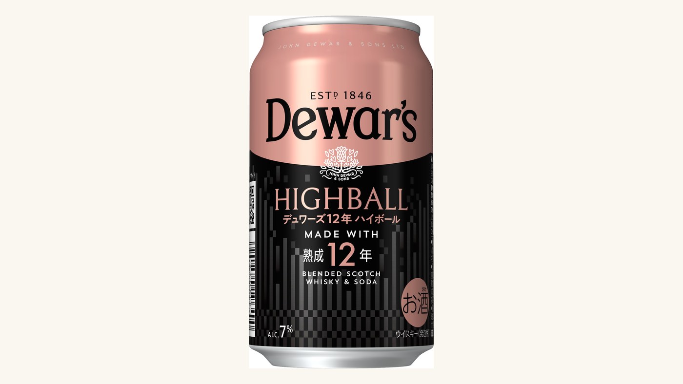 デュワーズ12年ハイボール缶（350ml・7%）