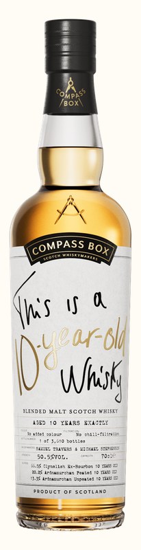 コンパスボックス THIS IS A 10 YEAR OLD WHISKY